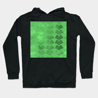 Jewel Ginkgo Single Hue Array Light Green Hoodie